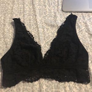 Black lace Victoria’s Secret bralette